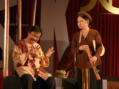 Bản dựng “Hồn Trương Ba da hàng thịt” của NSND Nguyễn Đình Nghi. Bản dựng “Hồn Trương Ba da hàng thịt” của NSND Nguyễn Đình Nghi