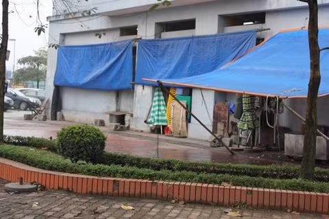 Hình ảnh khiến những khu đô thị trở nên nhếch nhác