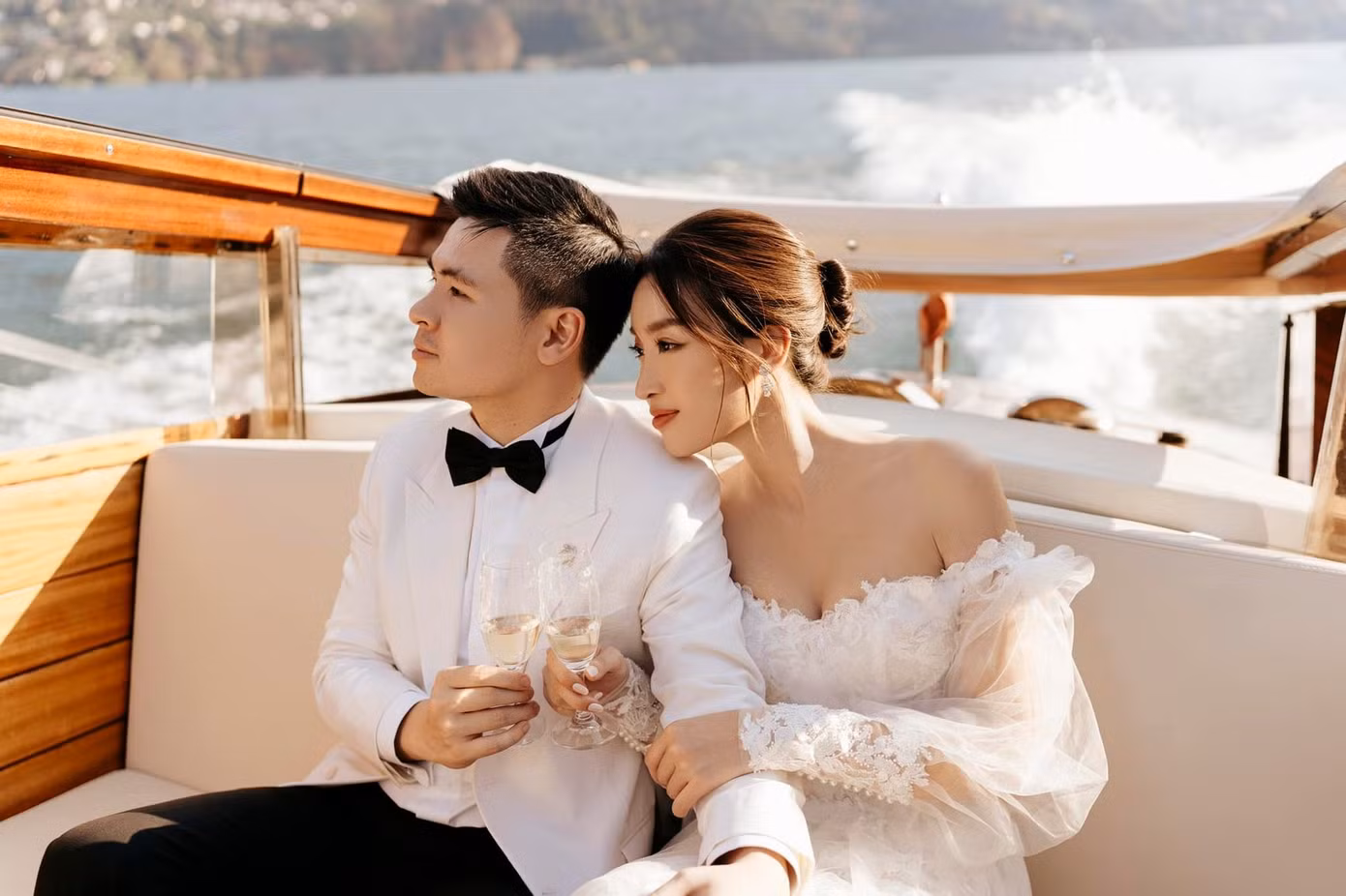 Đỗ Mỹ Linh và Đỗ Vinh Quang kết hôn hồi tháng 10/2022.