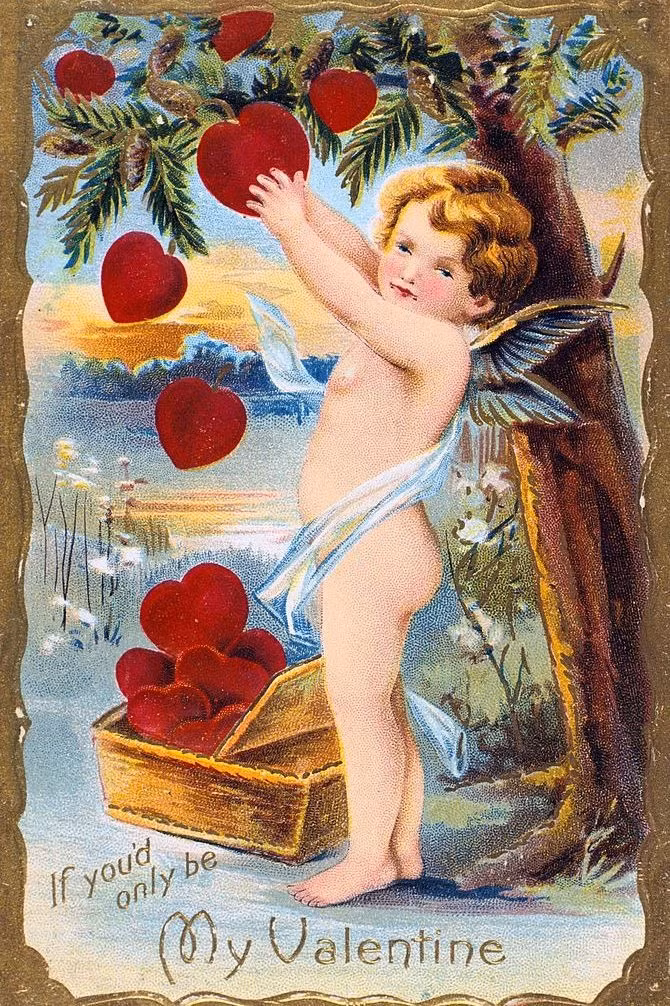 Thần Cupid là một trong những vị thần không thể thiếu dịp Valentine.