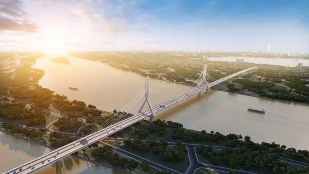 Với thiết kế này cầu Tứ Liên sẽ là cầu thứ 2 tại Hà Nội được xây dựng dạng cầu dây văng sau cầu Nhật Tân. Với thiết kế này cầu Tứ Liên sẽ là cầu thứ 2 tại Hà Nội được xây dựng dạng cầu dây văng sau cầu Nhật Tân.