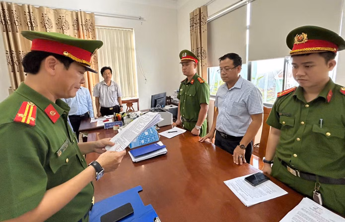 Công an khởi tố, bắt tạm giam bị can La Mai Đình Hòa. Ảnh CA