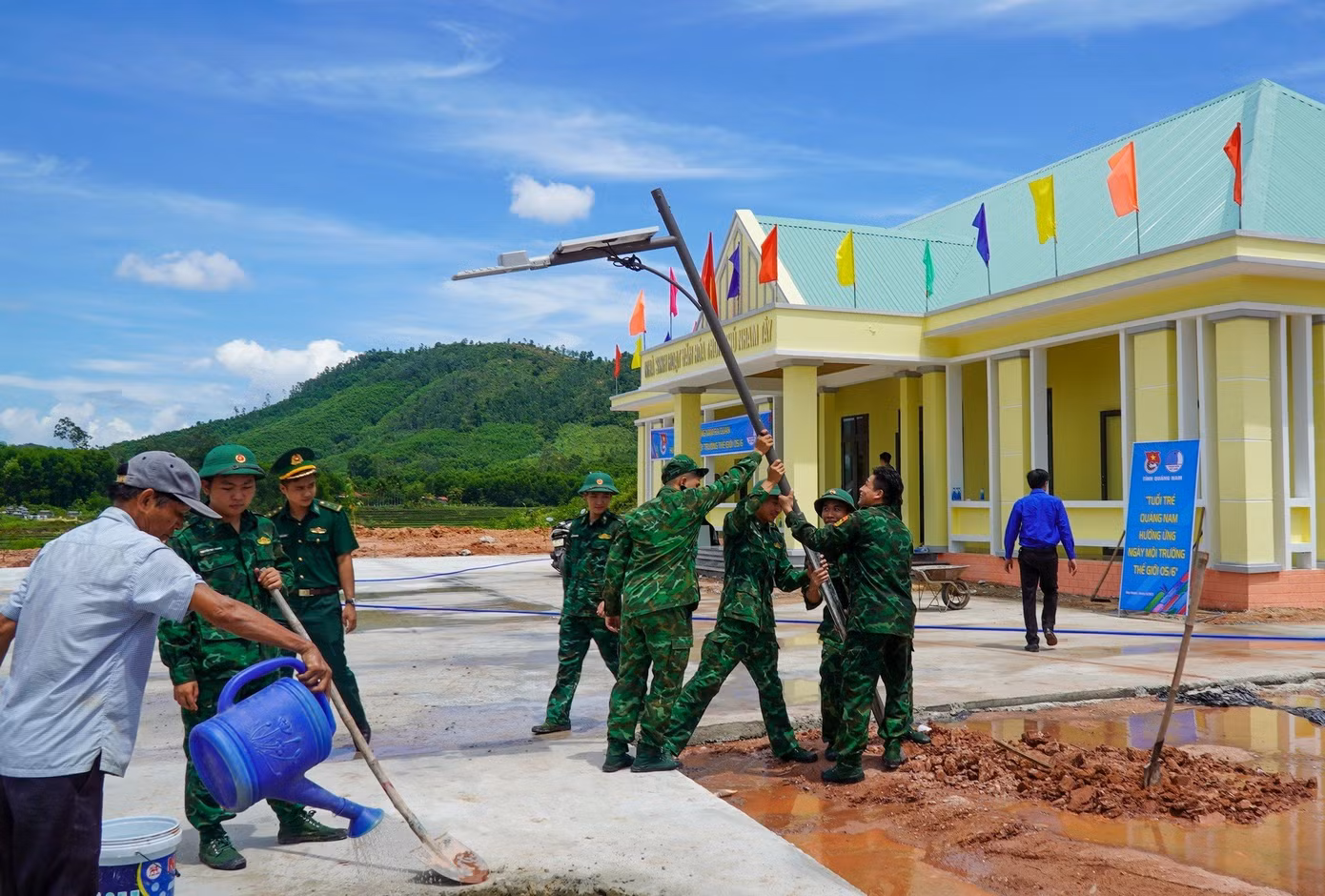Chiến dịch Thanh niên tình nguyện hè năm 2023 tập trung hoạt động các huyện nghèo miền núi, xã đảo.