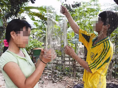 Vấn nạn vợ chồng vị thành niên đang để lại nhiều hệ lụy đau lòng (trong ảnh: Một cặp vợ chồng đang tuổi học sinh ở vùng cao Quảng Ngãi). Ảnh: Nguyễn Huy