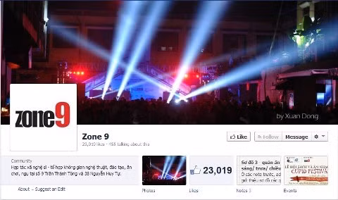 Facebook của Zone 9