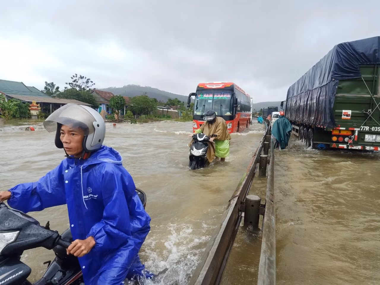 Miền Trung có nguy cơ đối diện mưa lũ nghiêm trọng. Ảnh minh họa. Miền Trung có nguy cơ đối diện mưa lũ nghiêm trọng. Ảnh minh họa.