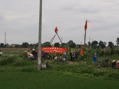 Khu vực xảy ra hỗn chiến.
