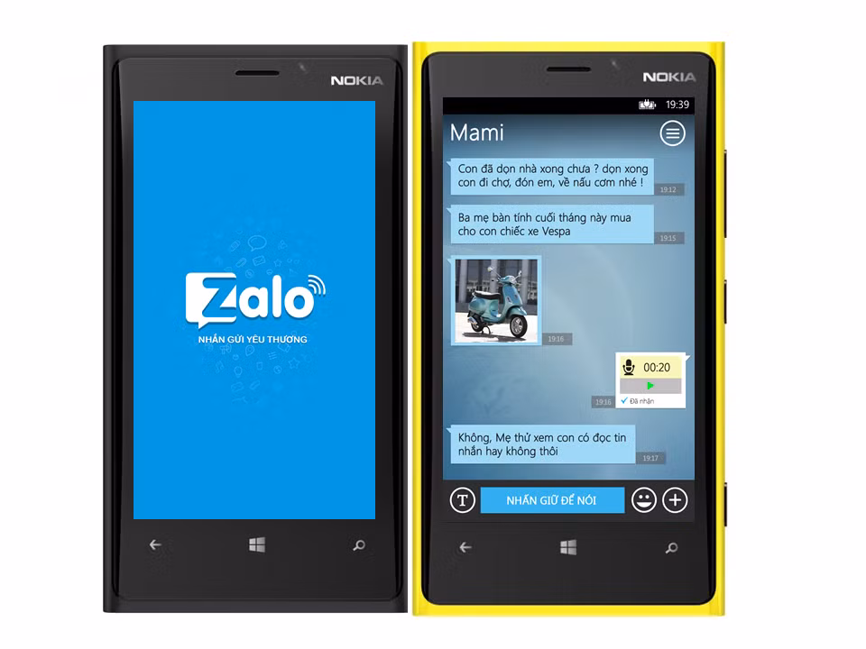 Phiên bản Zalo trên Windows Phone. Phiên bản Zalo trên Windows Phone