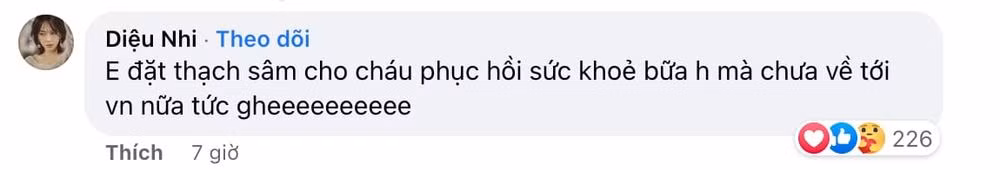 Bình luận của Diệu Nhi phần nào khẳng định mối quan hệ tốt đẹp giữa cả hai. Bình luận của Diệu Nhi phần nào khẳng định mối quan hệ tốt đẹp giữa cả hai.