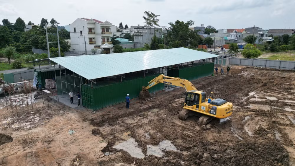 Công trường thi công gói thầu XL03 - dự án đường vành đai 3 (đoạn qua TP Thủ Đức, TPHCM). Công trường thi công gói thầu XL03 - dự án đường vành đai 3 (đoạn qua TP Thủ Đức, TPHCM).