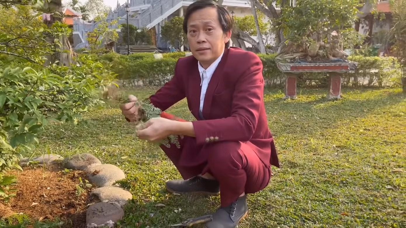 Nghệ sĩ thường chia sẻ những khoảnh khắc đời thường, đi chăm vườn tược.