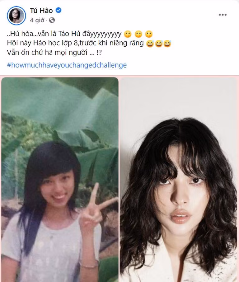 Tú Hảo sau 10 năm cũng "chuyển mình" từ cô nàng tuổi teen sang người mẫu chuyên nghiệp, vô cùng thần thái.