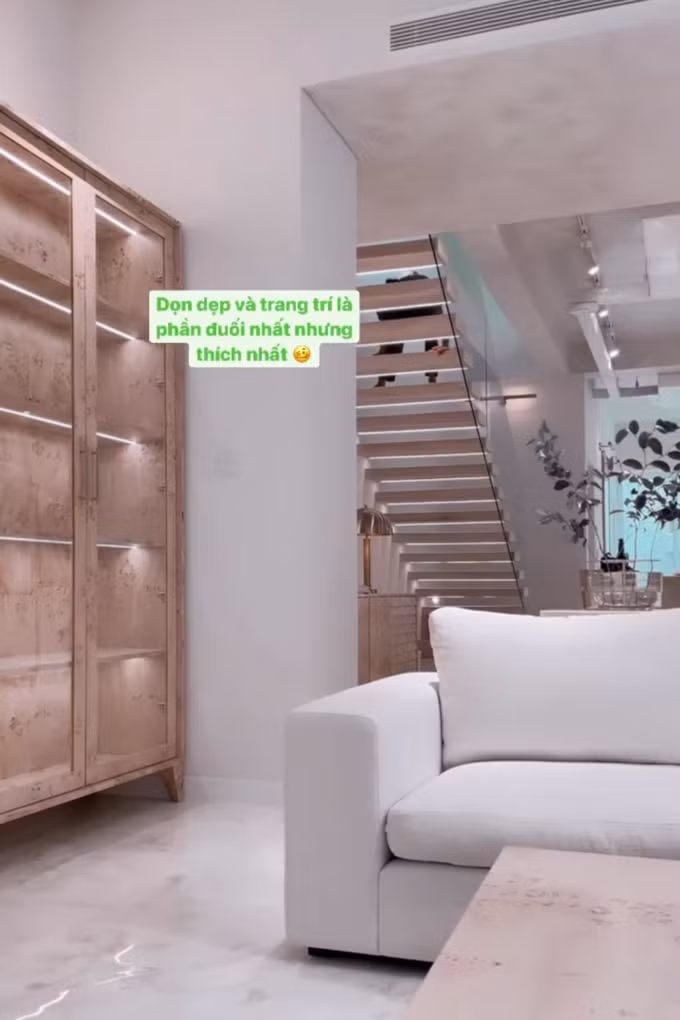 Hồ Ngọc Hà chia sẻ lựa chọn nội thất rất "đuối" nhưng cũng là phần cô thích nhất.