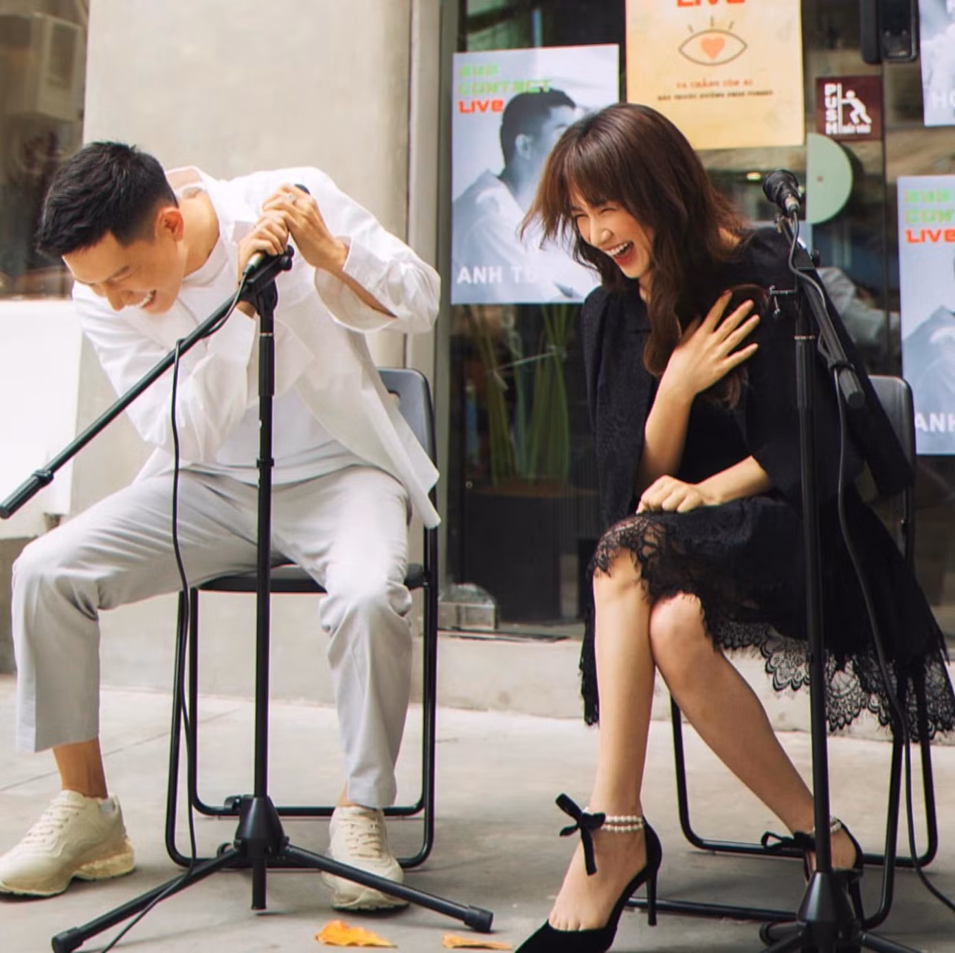 Hai nghệ sĩ sẽ gặp lại khán giả khi dịch đã ổn định.