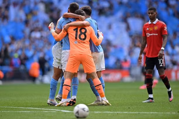Gundogan lập cú đúp, Man City đánh bại MU 2-1 để giành FA Cup ảnh 35