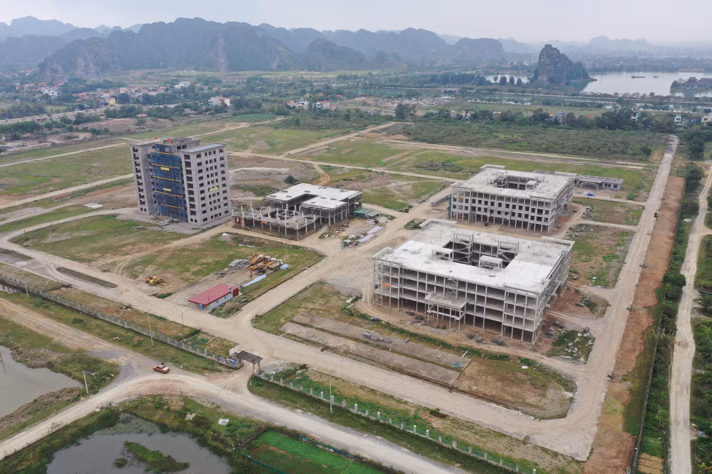 Toàn cảnh Dự án Đại học Hoa Lư sau 13 năm thi công.