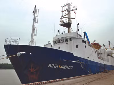 Tàu Bình Minh 02 Ảnh: Xuân Ba