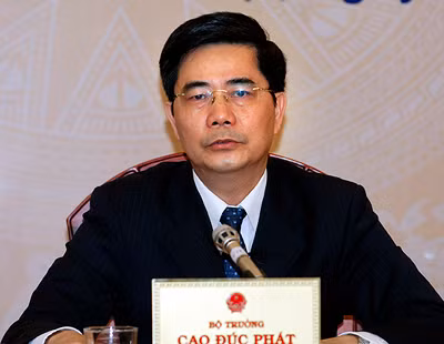 Bộ trưởng Bộ NNPTNT Cao Đức Phát đối thoại trực tuyến với nhân dân sáng 22 - 3 tại Cổng thông tin điện tử Chính phủ. Ảnh: Chinhphu.vn 