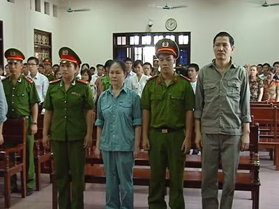 Quang cảnh phiên tòa phúc thẩm