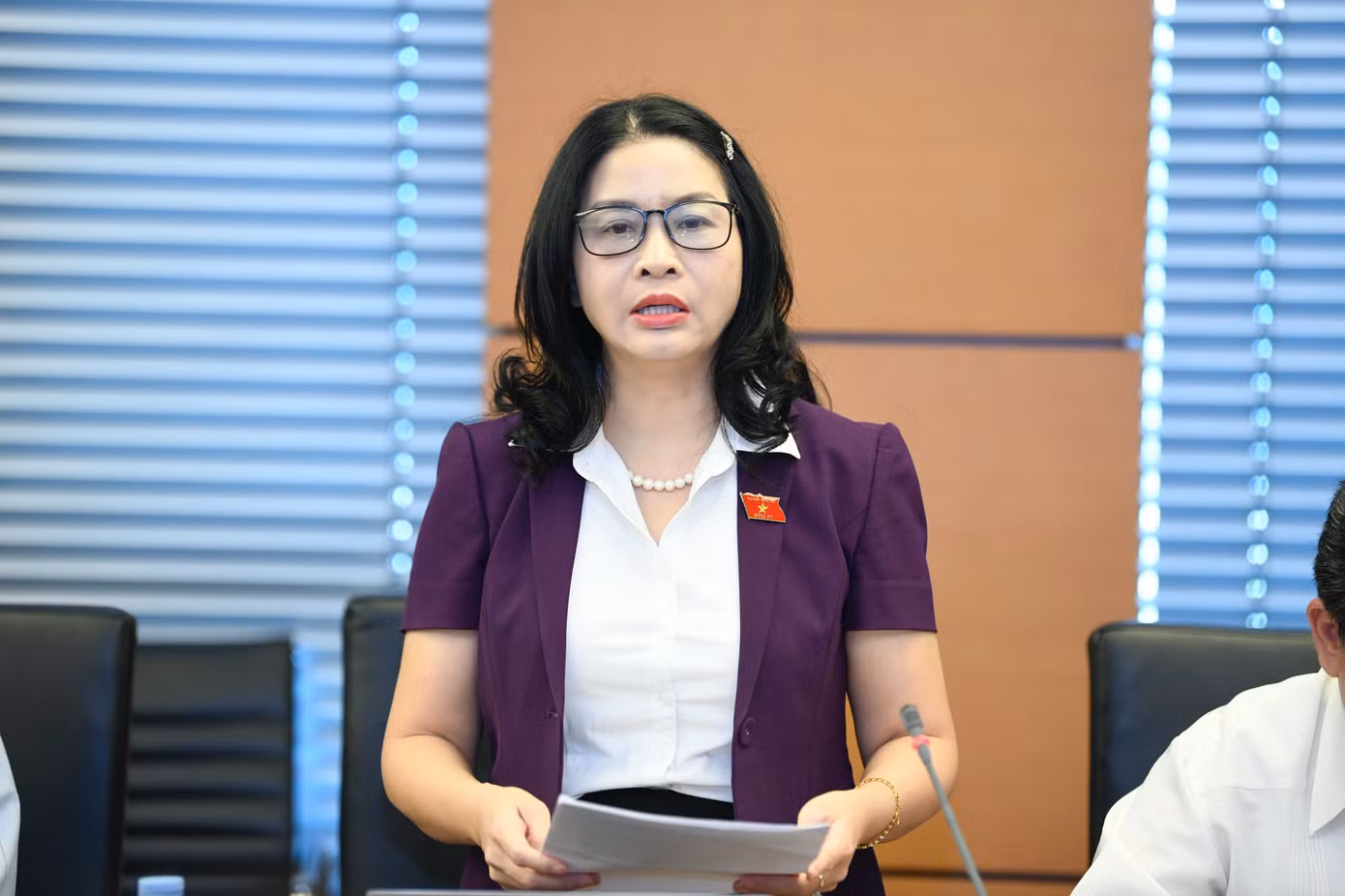 Đại biểu Nguyễn Thị Lan (Hà Nội). Ảnh: Như Ý Đại biểu Nguyễn Thị Lan (Hà Nội). Ảnh: Như Ý