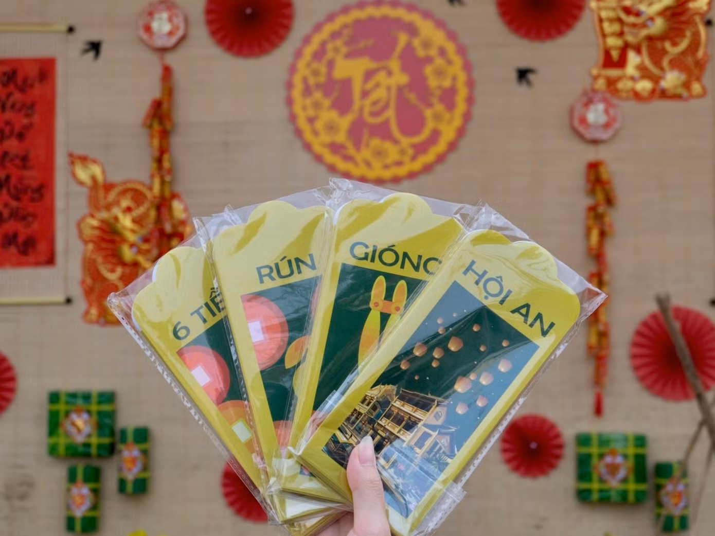 Bộ sưu tập bao lì xì An Lành do các bạn trẻ tự thiết kế. Bộ sưu tập bao lì xì An Lành do các bạn trẻ tự thiết kế.