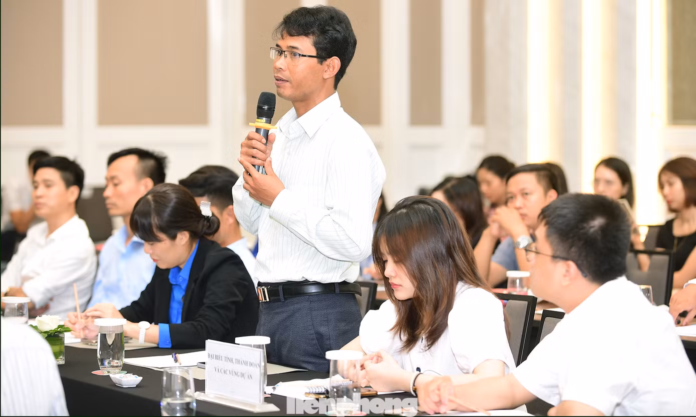 Đại biểu đóng góp ý kiến, khuyến nghị tại hội thảo. Ảnh: Xuân Tùng Đại biểu đóng góp ý kiến, khuyến nghị tại hội thảo. Ảnh: Xuân Tùng