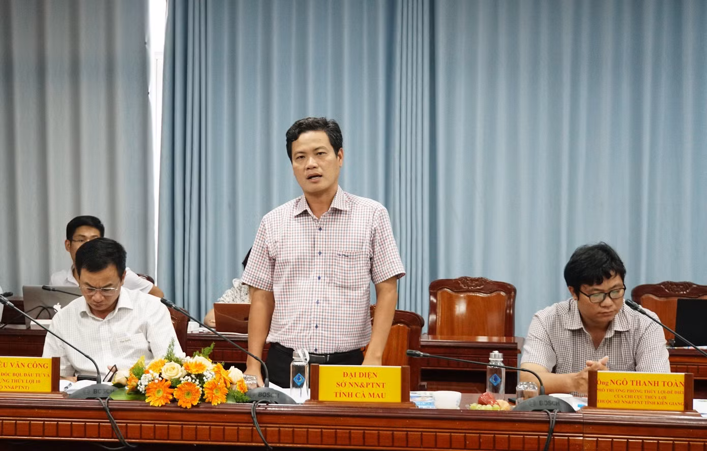 Ông Đỗ Minh Điền, Chi cục phó Chi cục Thuỷ lợi, Sở Nông nghiệp và Phát triển Nông thôn Cà Mau