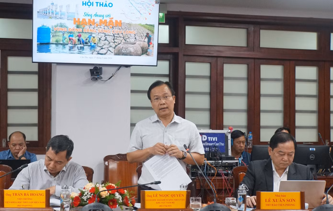 Ông Lê Ngọc Quyền – Giám đốc Đài Khí tượng Thủy văn khu vực Nam Bộ (Tổng cục Khí tượng, Bộ TN&amp;MT)