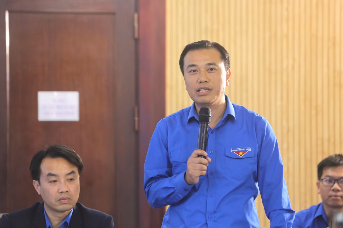 Đồng chí Nguyễn Hải Minh, Trưởng ban Đoàn kết tập hợp thanh niên Trung ương Đoàn, Phó Chủ tịch thường trực Hội LHTN Việt Nam