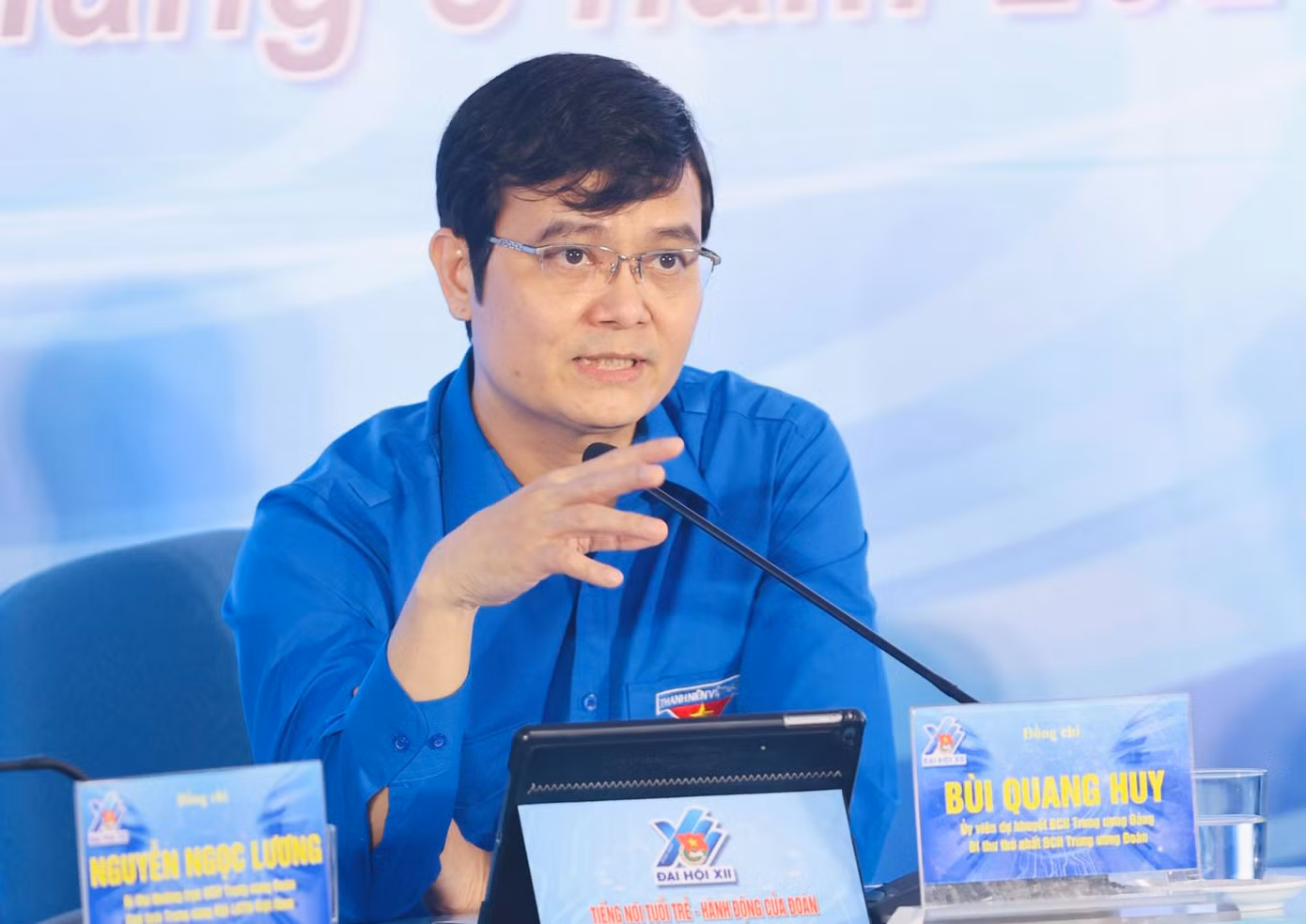 Bí thư thứ nhất Trung ương Đoàn Bùi Quang Huy