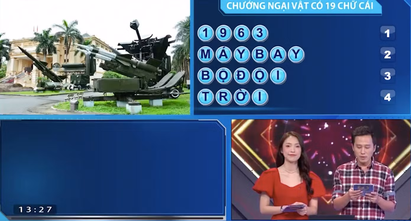 Việt Thành đã giải đáp chính xác từ khóa vượt chướng ngại vật