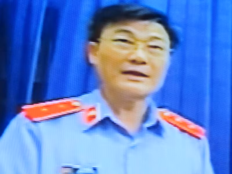 Kiểm sát viên Lê Tư Quỳnh. Ảnh: Phạm Duẩn