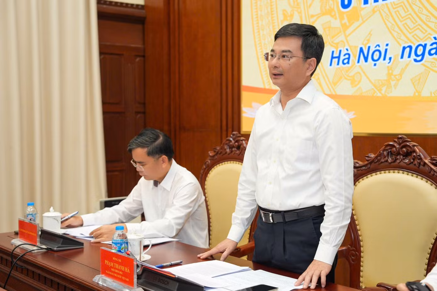 Ông Phạm Thanh Hà - Phó Thống đốc Ngân hàng Nhà nước. Ông Phạm Thanh Hà - Phó Thống đốc Ngân hàng Nhà nước.