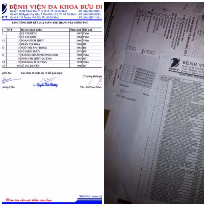 Kỹ thuật viên là người lấy mẫu, nhận bệnh phẩm, nhuộm bệnh phẩm và trả kết quả nhưng ở BV đa khoa Bưu Điện kỹ thuật viên đọc và ký kết quả xét nghiệm thay bác sĩ- Ảnh: L.N