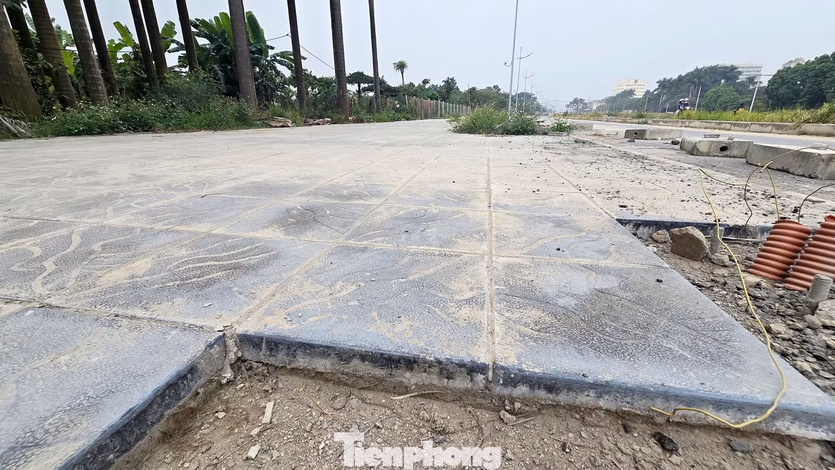 Toàn tuyến được quy hoạch với vỉa hè rộng và được lát đá tự nhiên. Công trình khởi công từ năm 2019, dự kiến hoàn thành năm 2021 nhưng đến nay mới hoàn thành khoảng 50% khối lượng