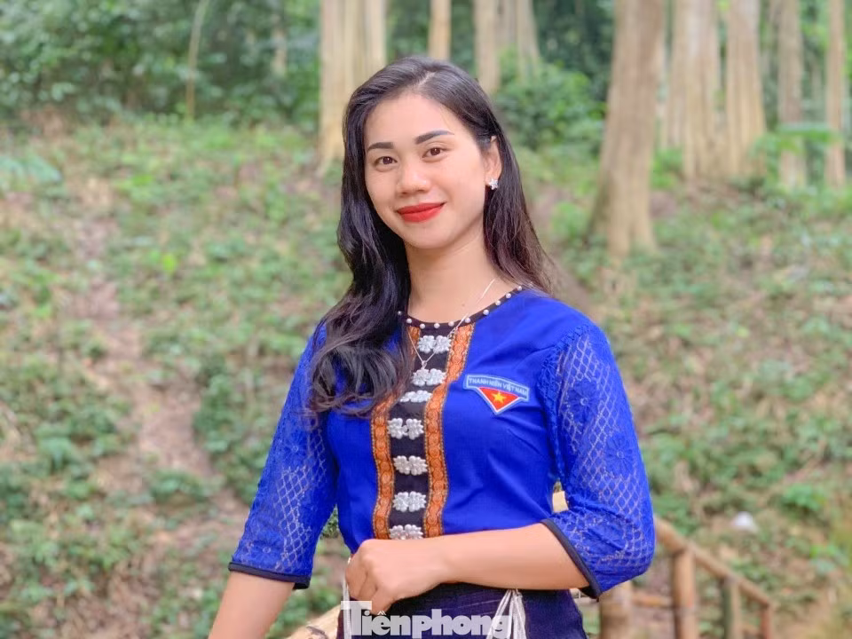 Chị Lô Thị Đài Trang, Bí thư Đoàn xã Yên Hòa, huyện Tương Dương, Nghệ An. - Ảnh: Thu Hiền