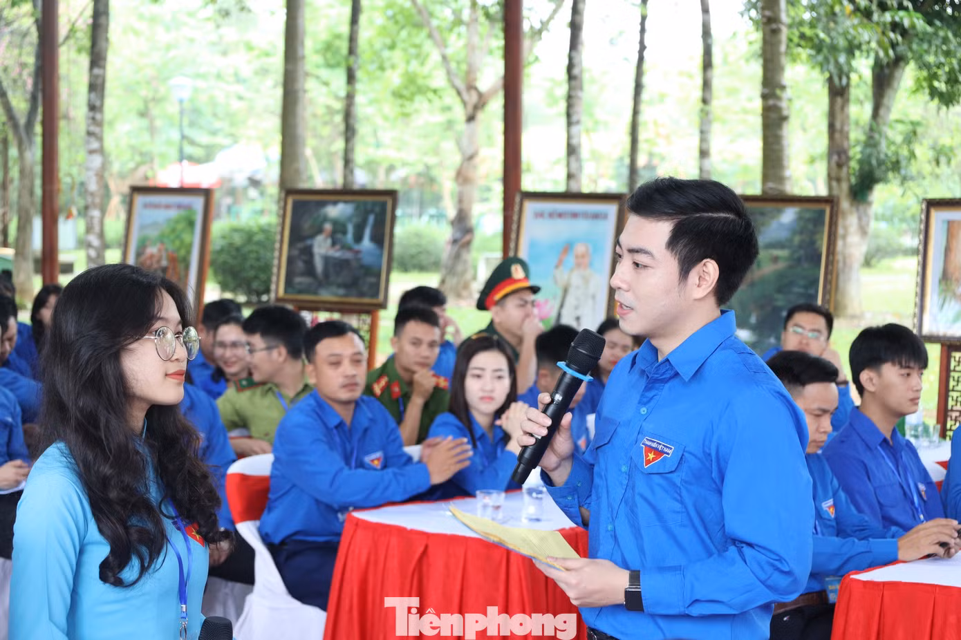 Em Bùi Thị Minh Huyền - Lớp 12D1, trường THPT Diễn Châu 3 chia sẻ về những dự án khởi nghiệp.