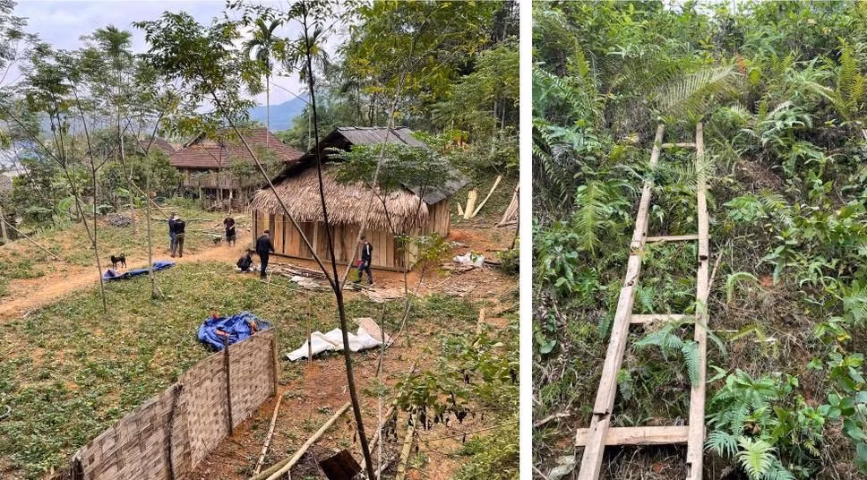 Lô Văn Toàn giấu ma tuý trên đồi phía sau nhà, khi có khách mua, Toàn dùng thang trèo lên đồi để lấy “hàng” để giao dịch.