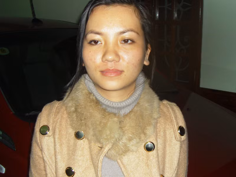 Nguyễn Thị Lan- chị của Giang, một nhân chứng của vụ việc