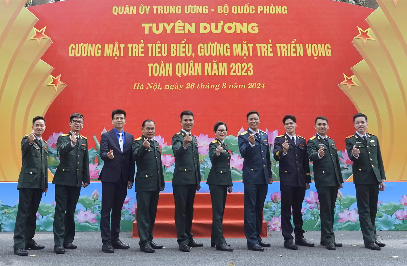 10 Gương mặt trẻ tiêu biểu toàn quân năm 2023.