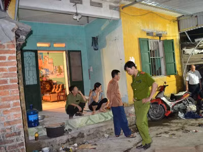 Hiện trường vụ nổ xe máy ở Hải Dương. Ảnh: CTV Đoàn Tuy. Hiện trường vụ nổ xe máy ở Hải Dương. Ảnh: CTV Đoàn Tuy