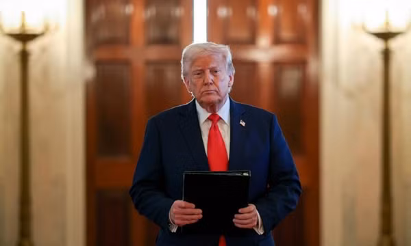 Tổng thống Trump đưa ra nhiều yêu cầu với ĐH Harvard. Ảnh: Win McNamee/ Getty Images. Tổng thống Trump đưa ra nhiều yêu cầu với ĐH Harvard. Ảnh: Win McNamee/ Getty Images.