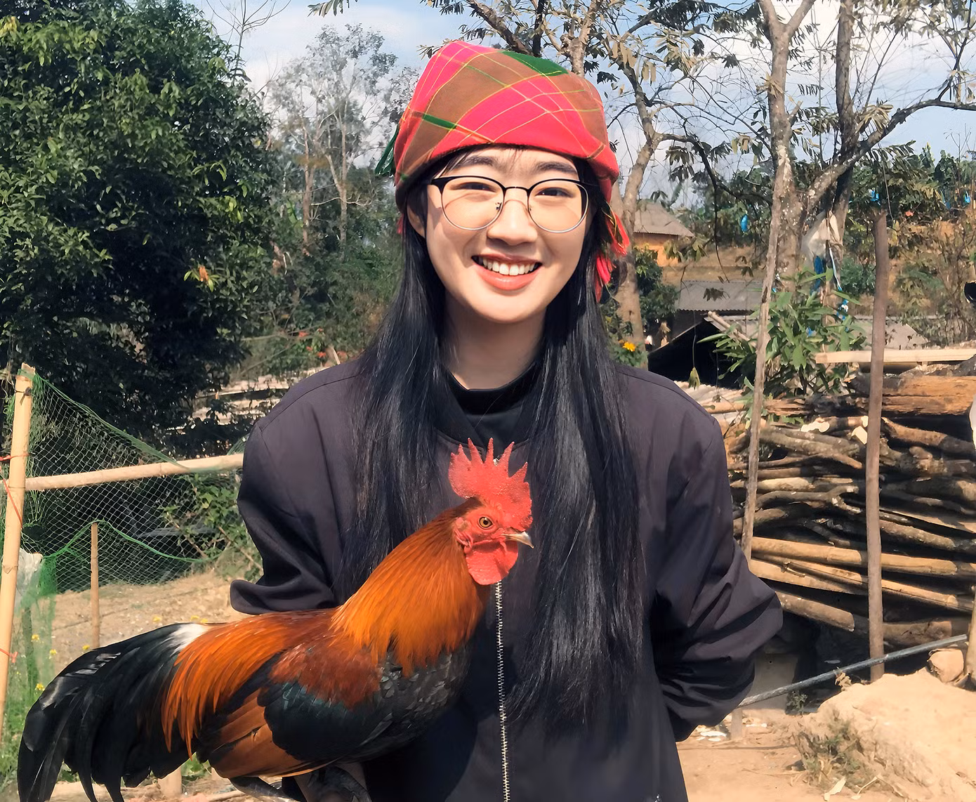 Phùng Thị Thúy khi còn ở trên bản.
