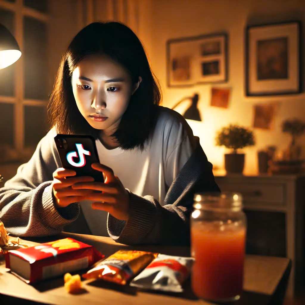 Th.S Nguyễn Vinh Nam Anh cho rằng, việc nghiện xem nội dung ngắn có liên quan mật thiết đến sự giải phóng dopamine trong cơ thể. (Ảnh minh họa bởi AI)