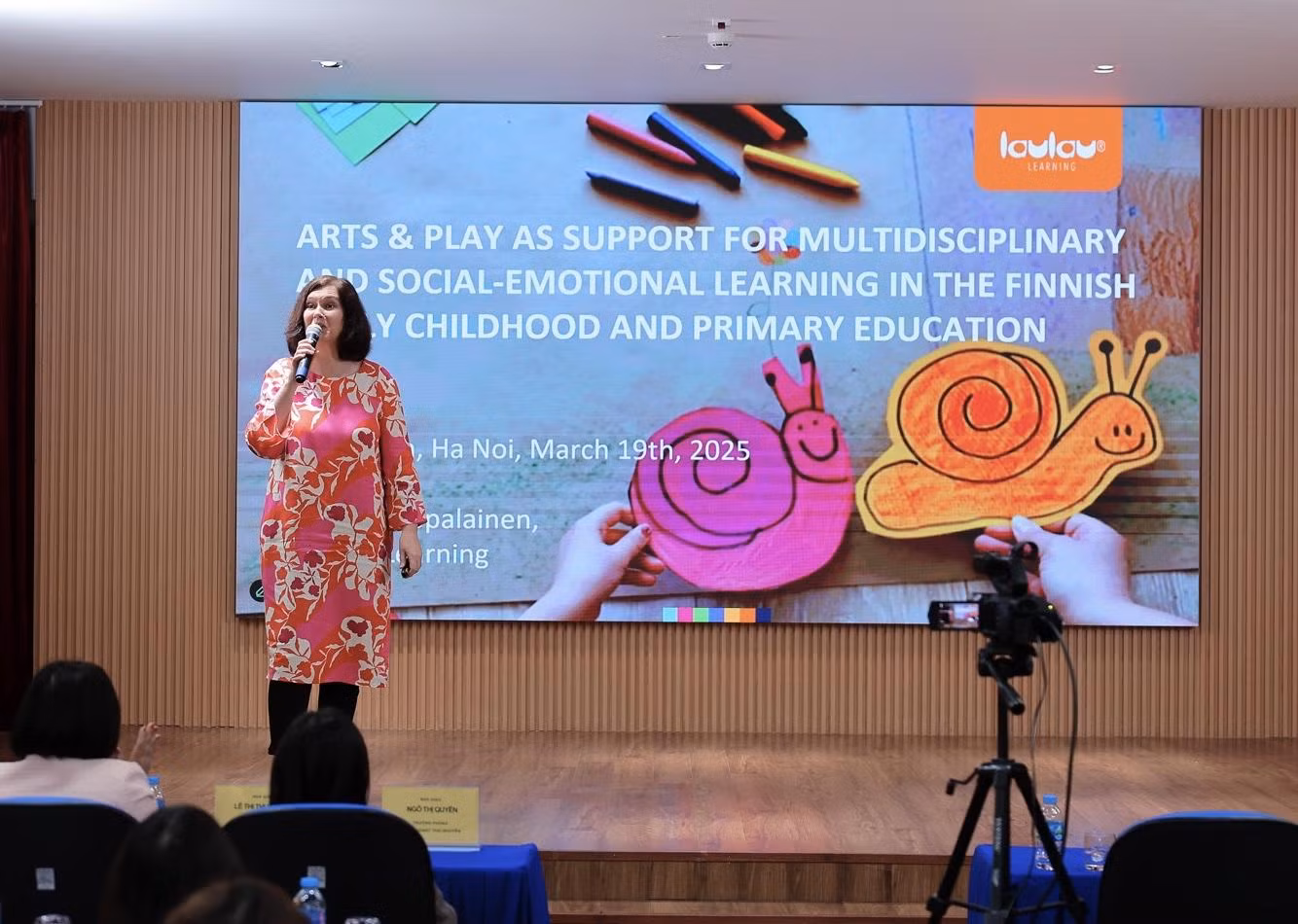 Bà Minna Lappalainen (Phần Lan) - chuyên gia giáo dục, nhà sáng lập Laulau Learning.
