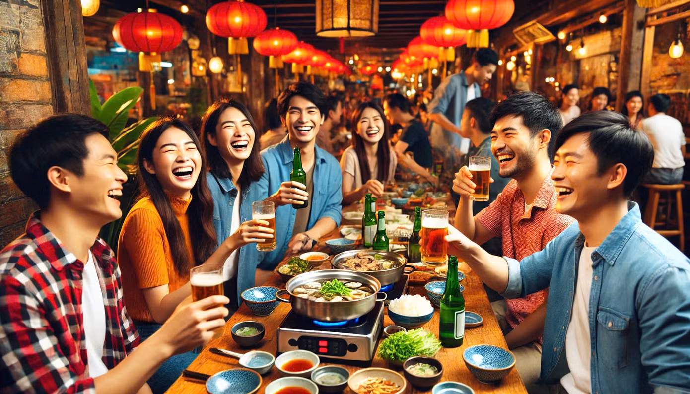 Những "cuộc vui" liên tục không chỉ khiến người trẻ tốn kém mà còn kèm theo cả ảnh hưởng đến sức khỏe. (Ảnh minh họa bởi AI)