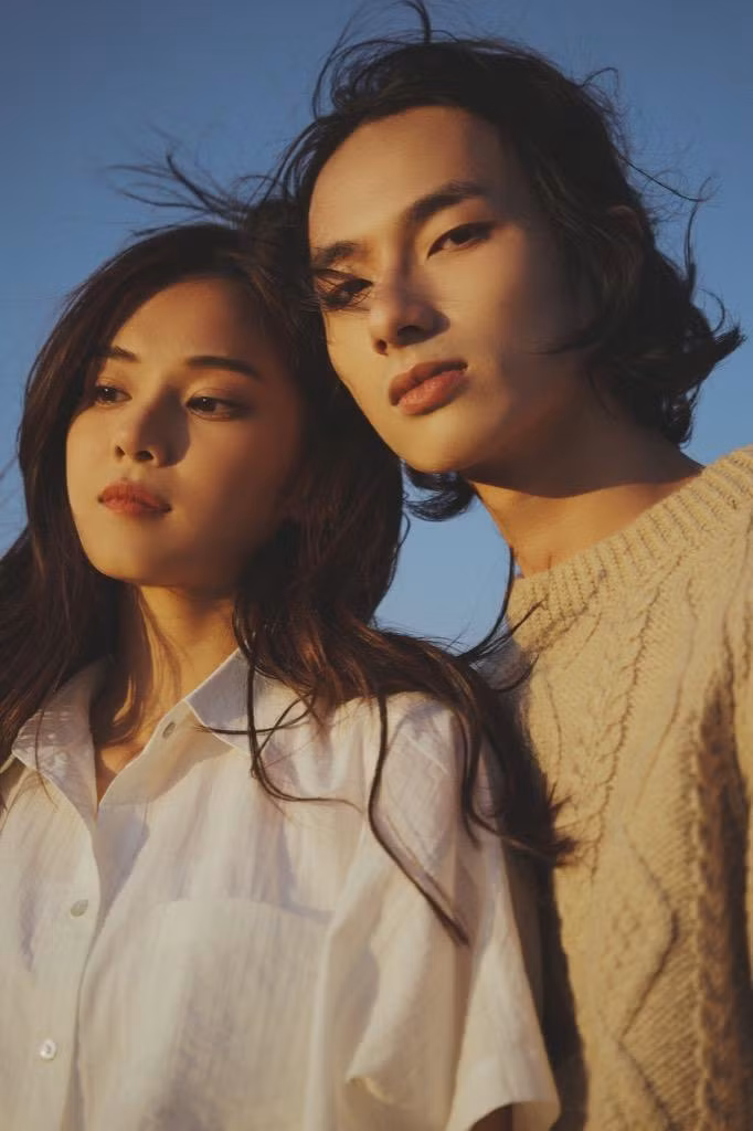 Hoàng Yến Chibi và nam chính trong MV Hoàng Yến Chibi và nam chính trong MV