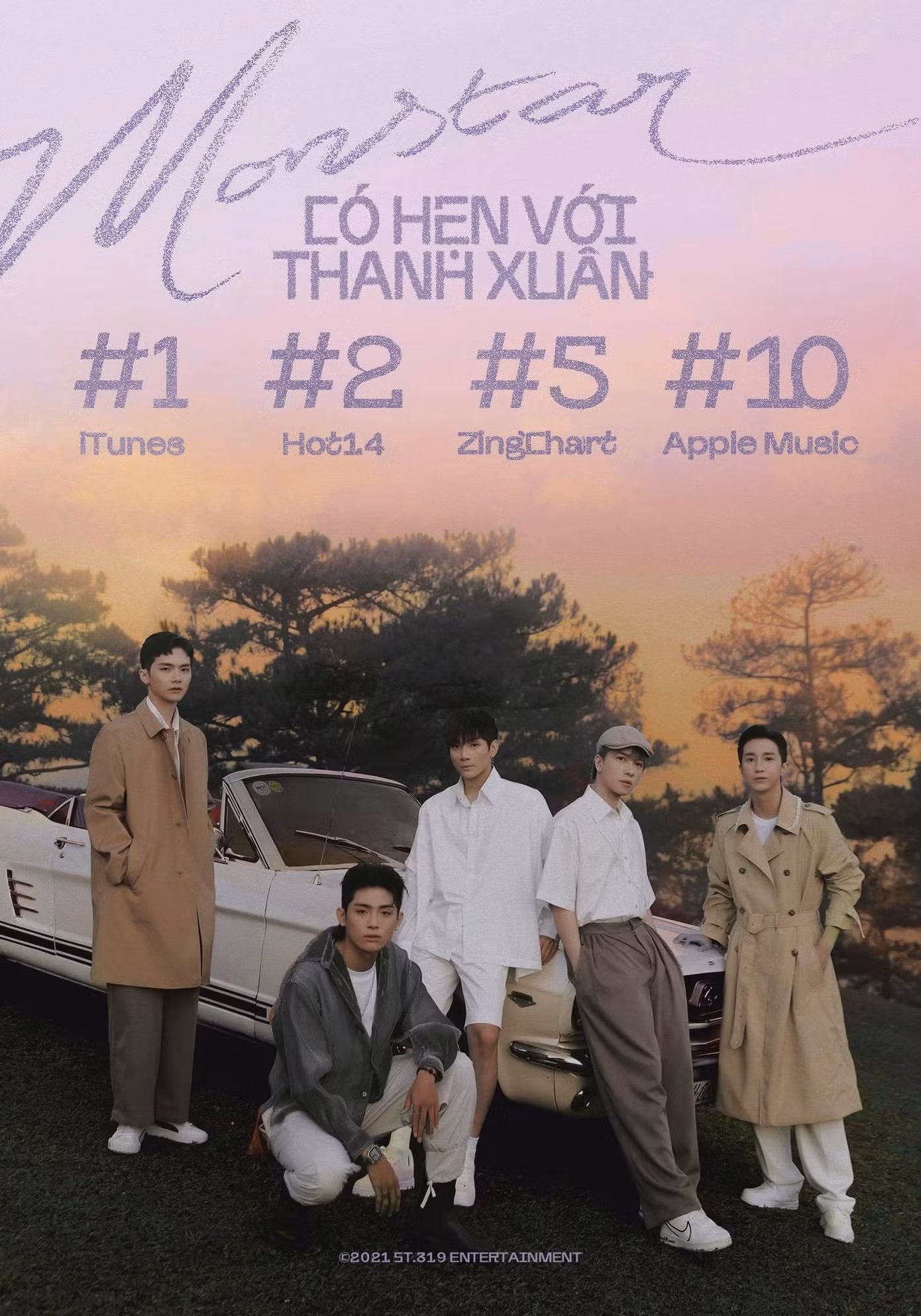 5 thành viên của MONSTAR
