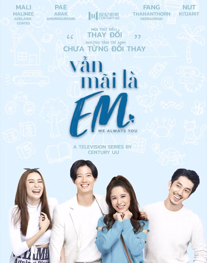 Dàn diễn viên chính của She Was Pretty bản Thái Lan