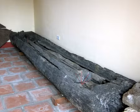 Mộ thuyền cổ được lưu giữ cẩn thận
